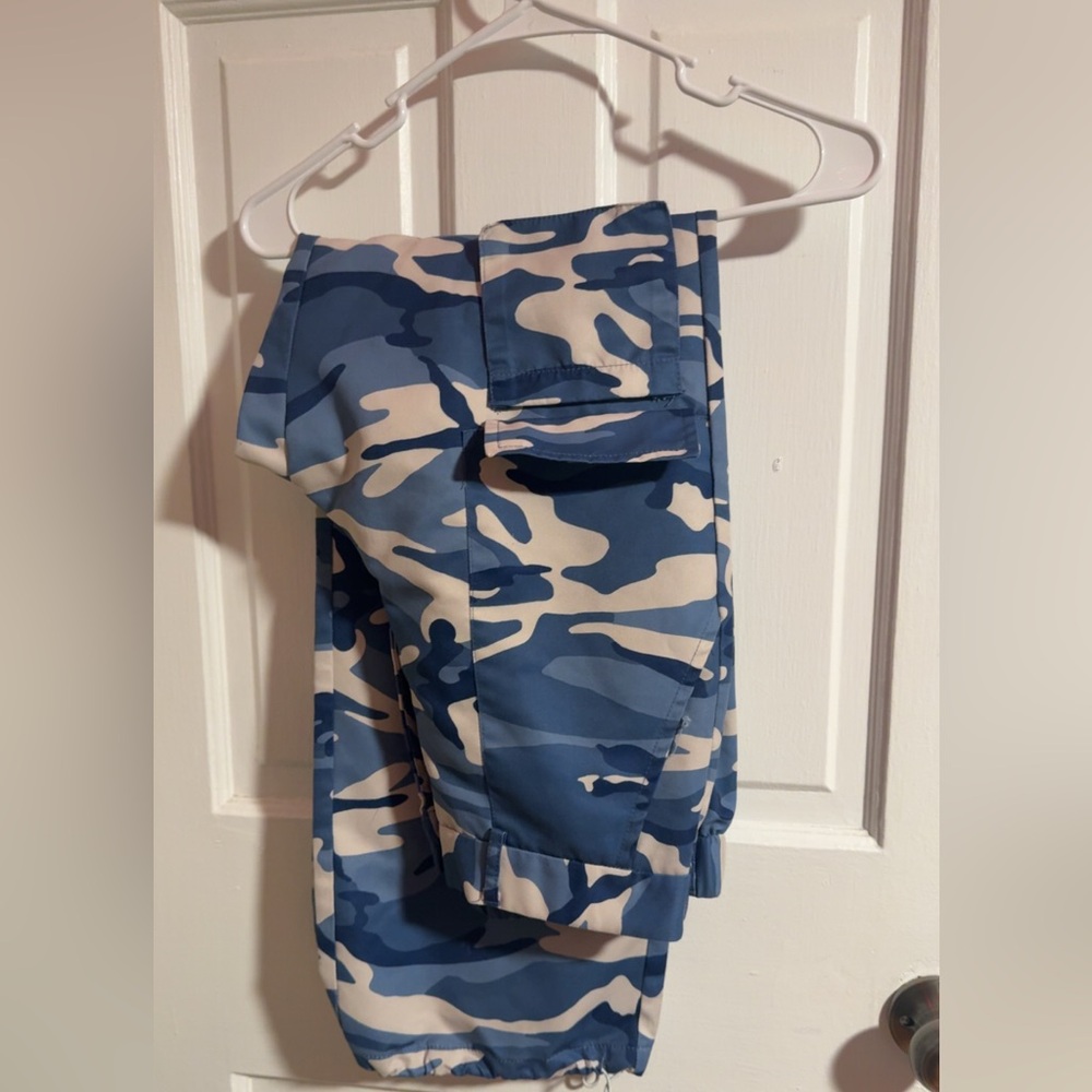 Blue Camouflage Pants
